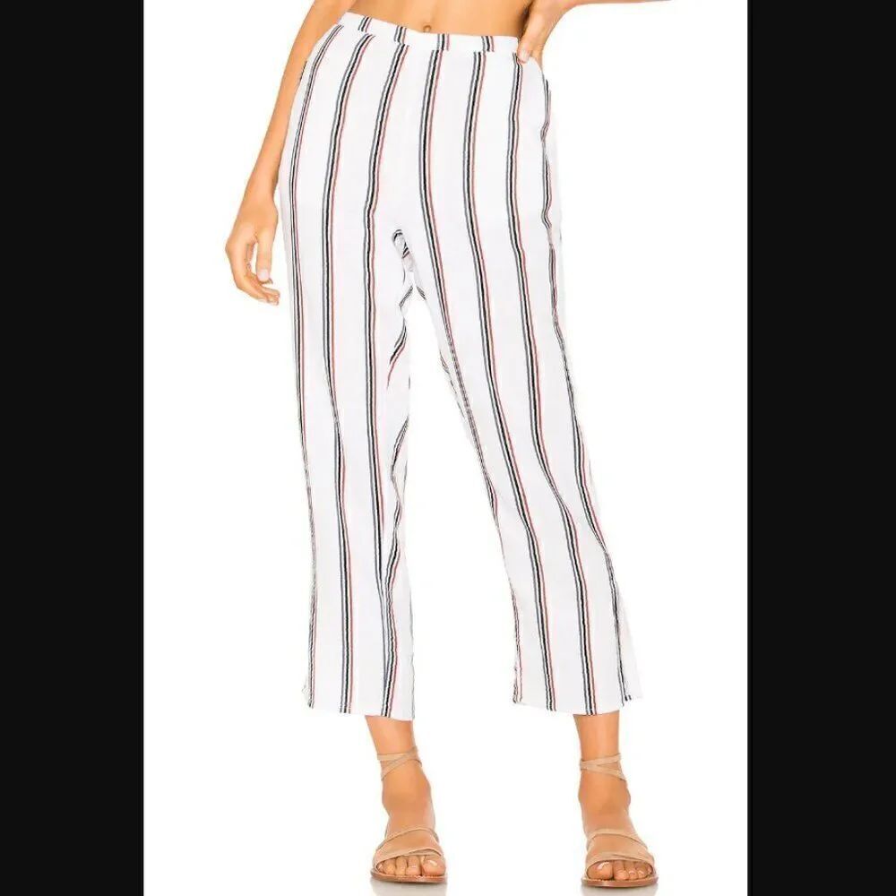 NWT Revolve x Tavik Calder Pant in White Stripe | Size L